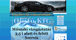 Desktop Screenshot of okitokft.hu